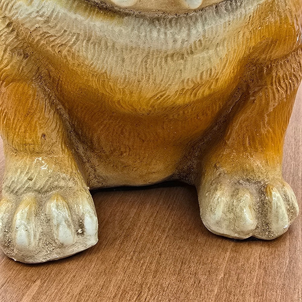 Vintage‎ Mack Truck English Bulldog Figurine Brown Ceramic Resin 8" Height - Picture 8 of 10